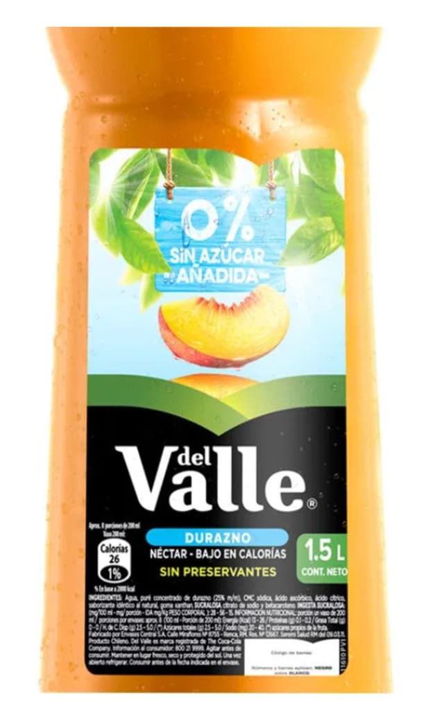 Legacy Néctar Del Valle Durazno Light 1,5 Lt._1