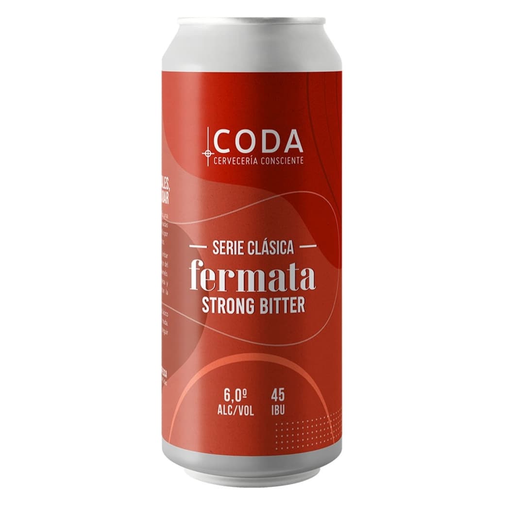 Cerveza CODA Fermata (Strong Bitter) Lata 470cc_1