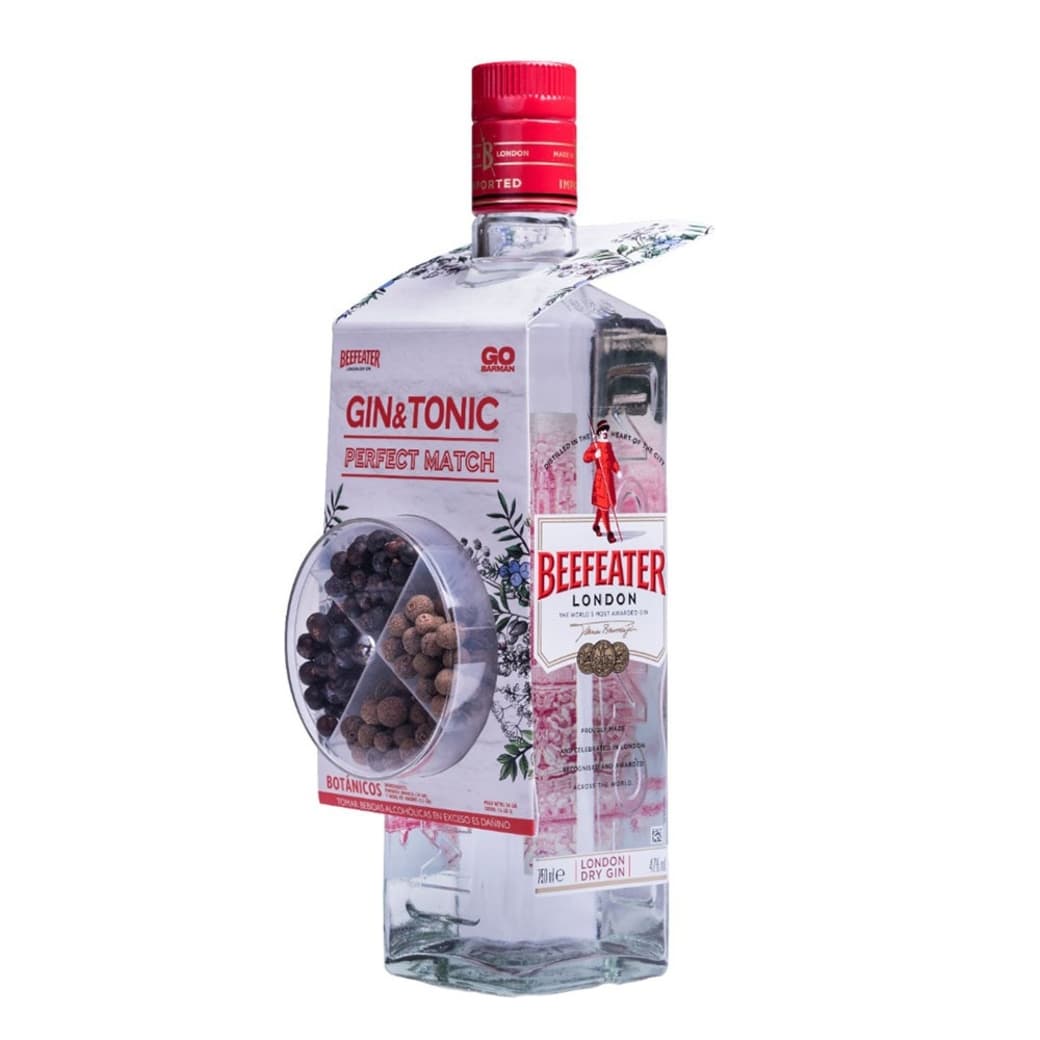 Gin Beefeater 750cc 40º alc. + Botánicos para Gin & Tonic_1