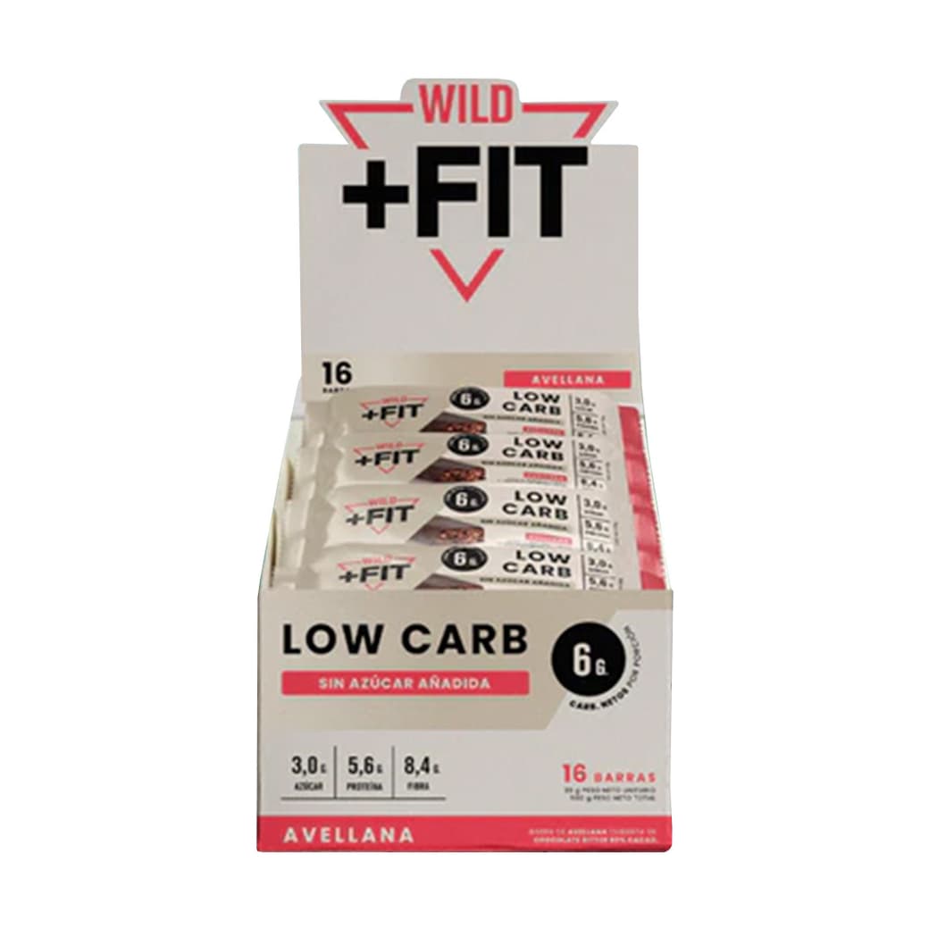 Barritas Wild Fit Wild Foods Chocolate Avellana 16 Unidades _1