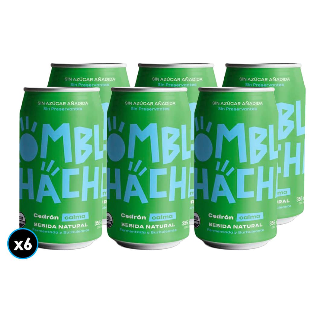 6x Kombuchacha Cedrón Lata 355cc_1