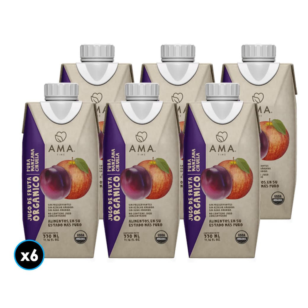 6x Jugo Ama Manzana Ciruela 330cc_1