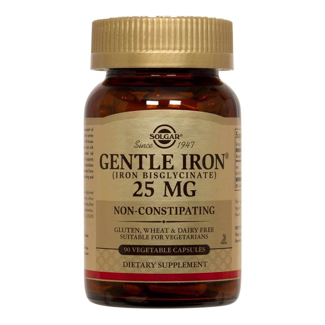 Suplemento Solgar Hierro 25mg (90 cápsulas) _1
