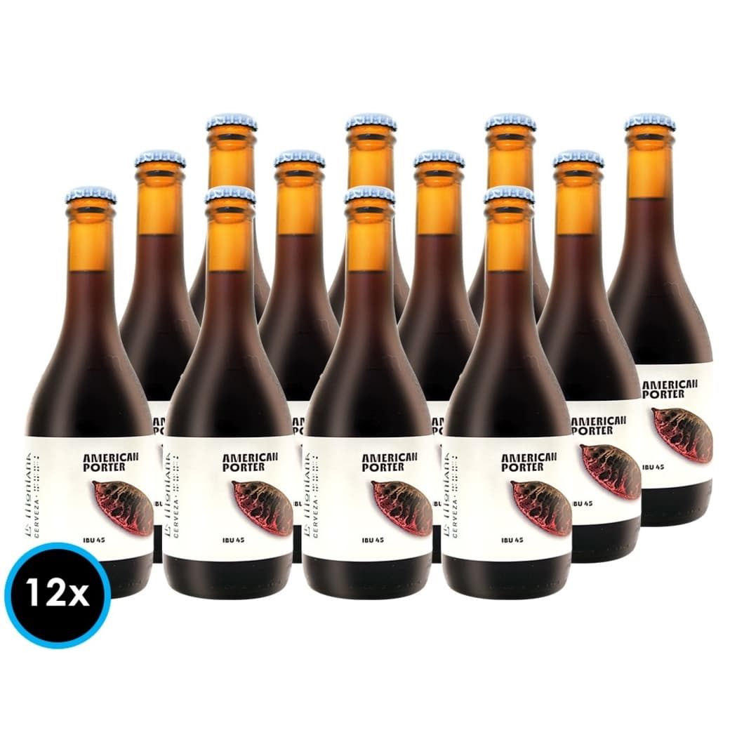 12x Cervezas La Montaña American Porter 330cc_1