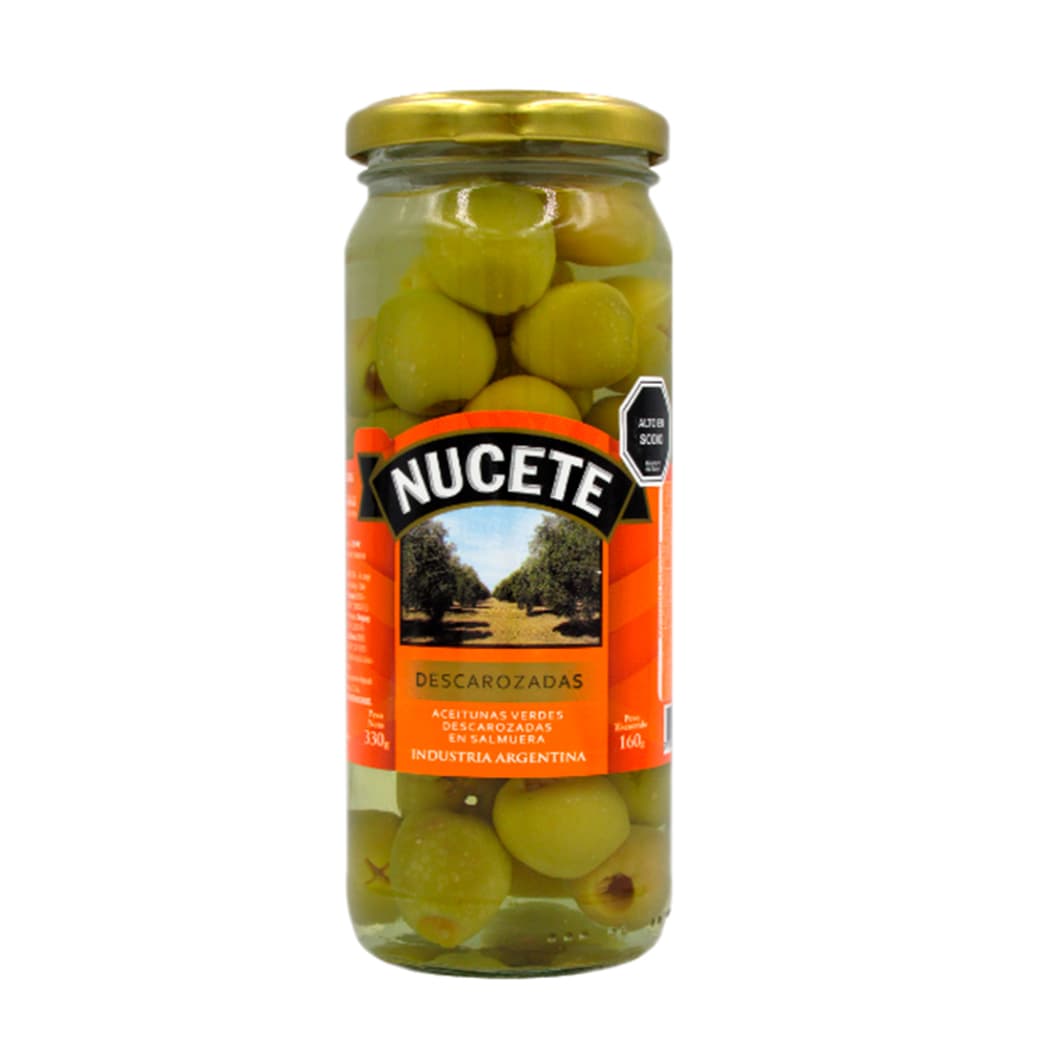 Aceitunas Verde Nucete Sin Carozo 330 grs. _1