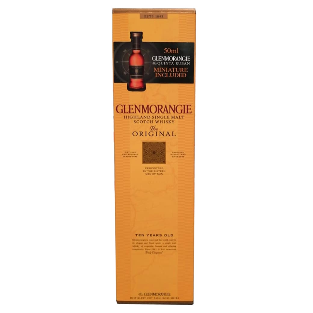 Whisky Glenmorangie Original 10 años 700cc 40º alc. + Quinta Ruban 50cc_1