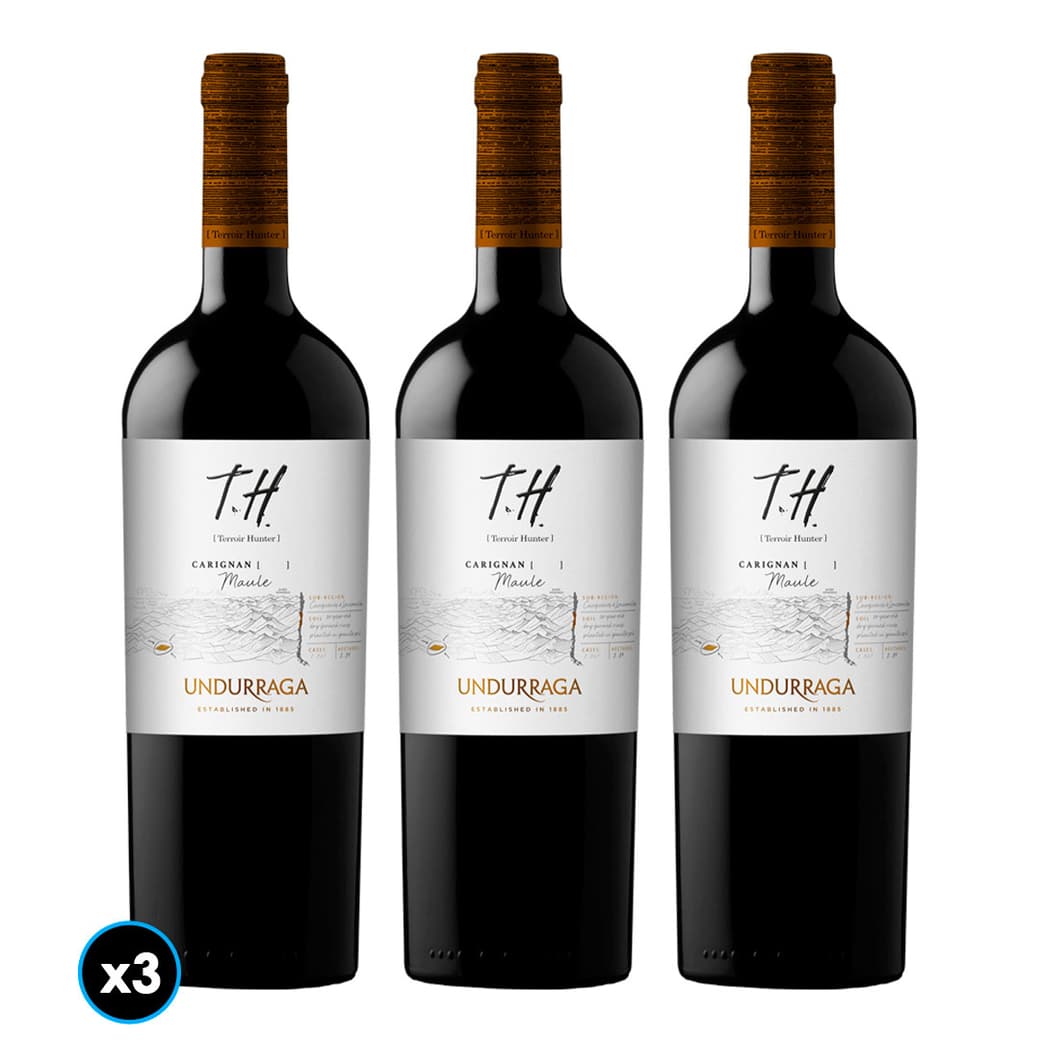 3x Vino Undurraga TH Carignan 750cc_1