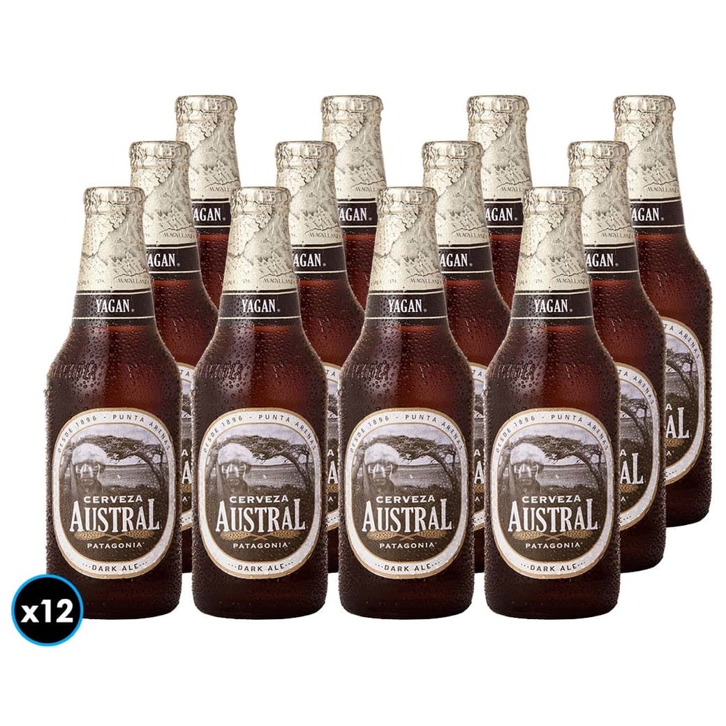 12x Cervezas Austral Yagan en Botellas 330cc_1