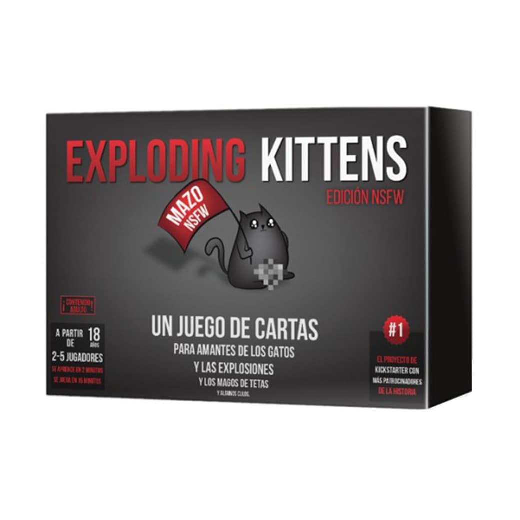 Juego de Mesa Exploding Kittens Edición NSFW (Español)_1