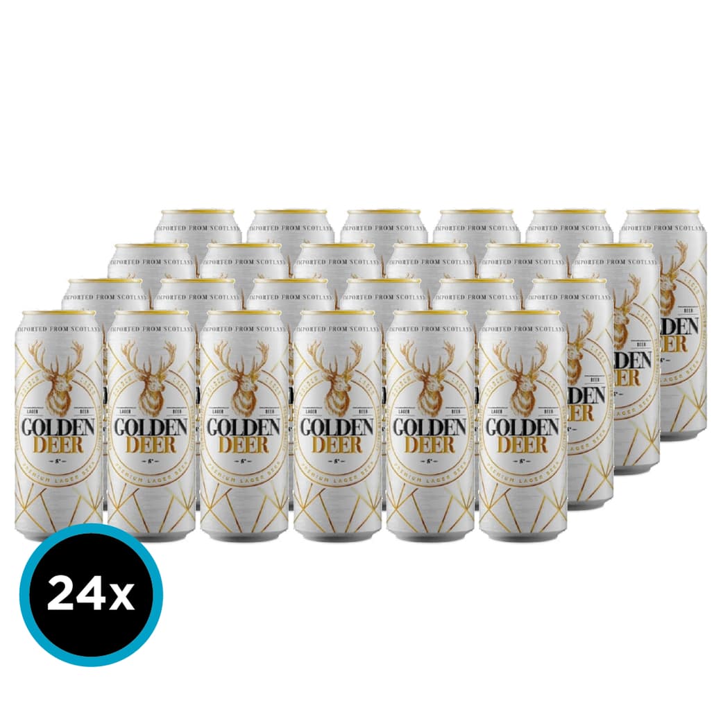 24x Cervezas Golden Deer en Latas 500cc_1