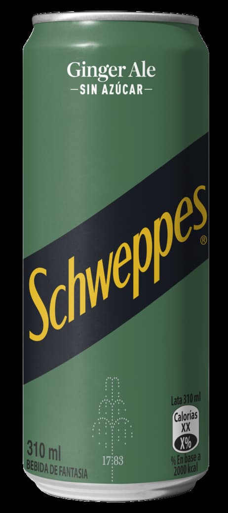 Bebida Schweppes Ginger Ale Sin Azúcar 310cc_1