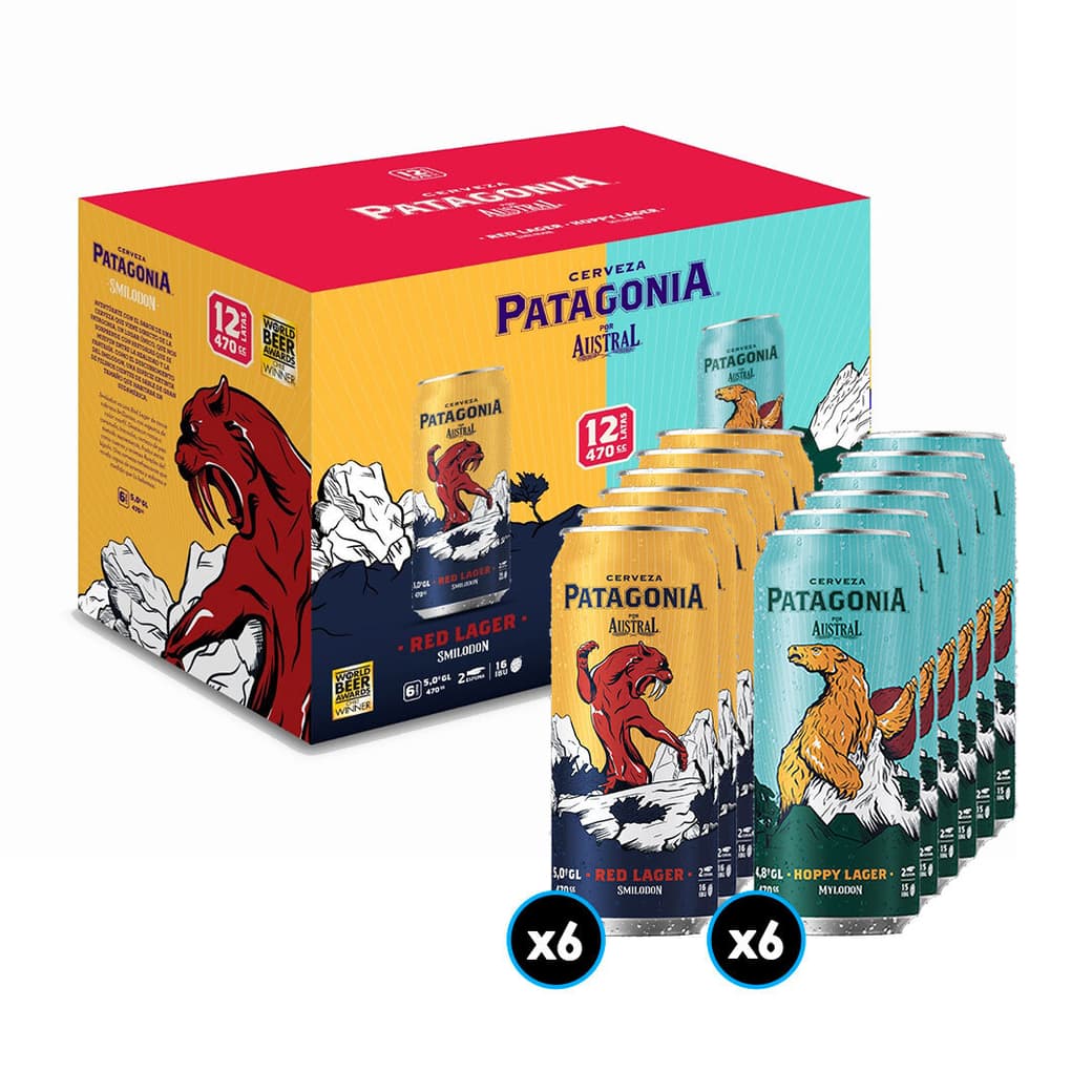 KIT N°2 (Cervezas Patagonia): 6x Hoppy + 6x Red_1