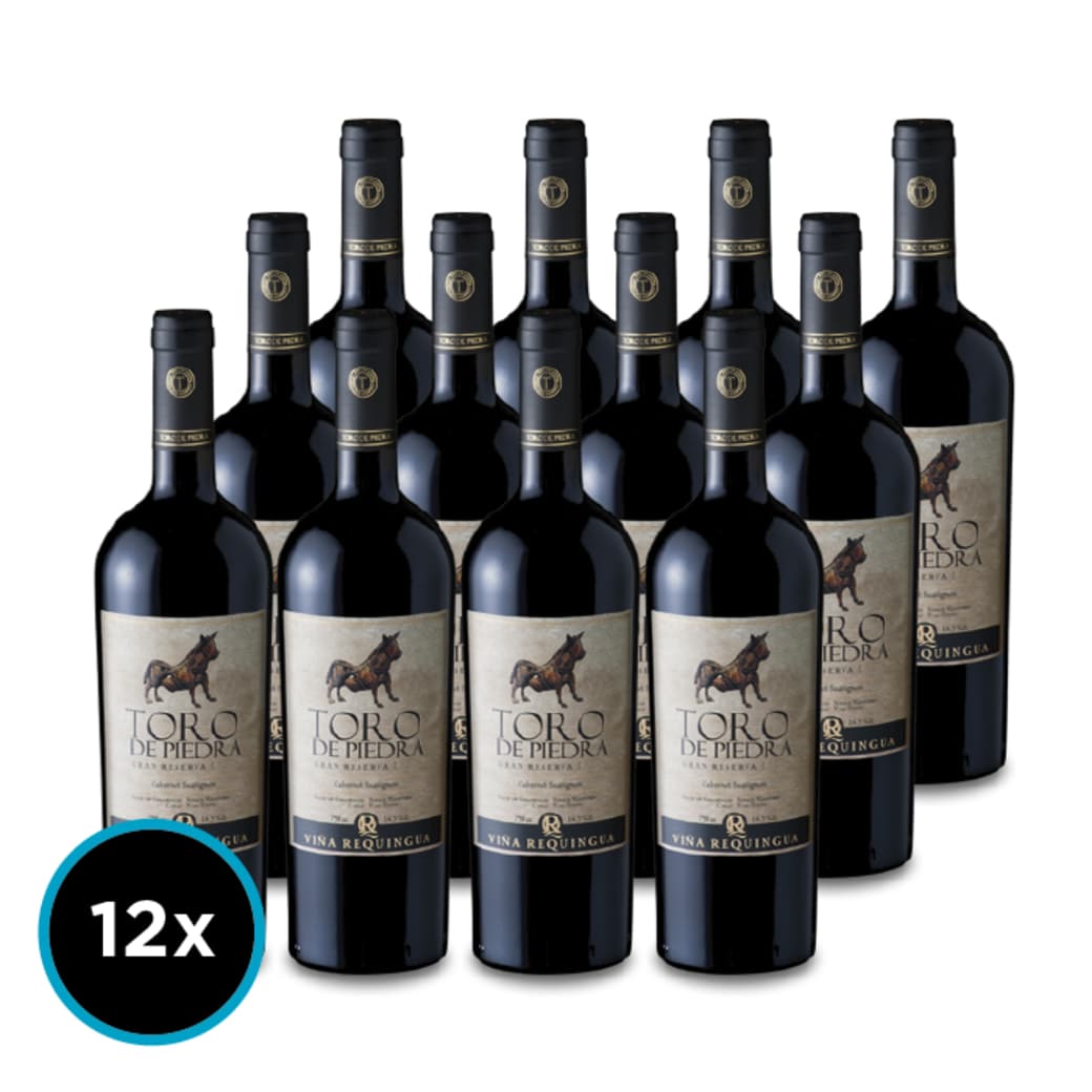 CAJA TORO DE PIEDRA (Cabernet): 12x Vino Toro de Piedra Gran Reserva Cabernet Sauvignon 750cc_1