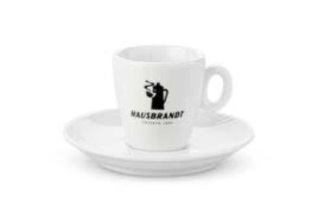 Tasa Espresso con plato Hausbrandt_1