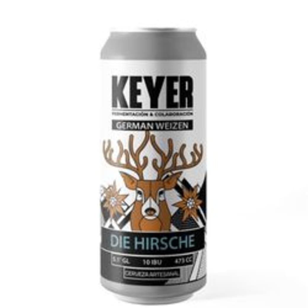 Cerveza Keyer Die Hirsche German Weizen Lata 473cc_1