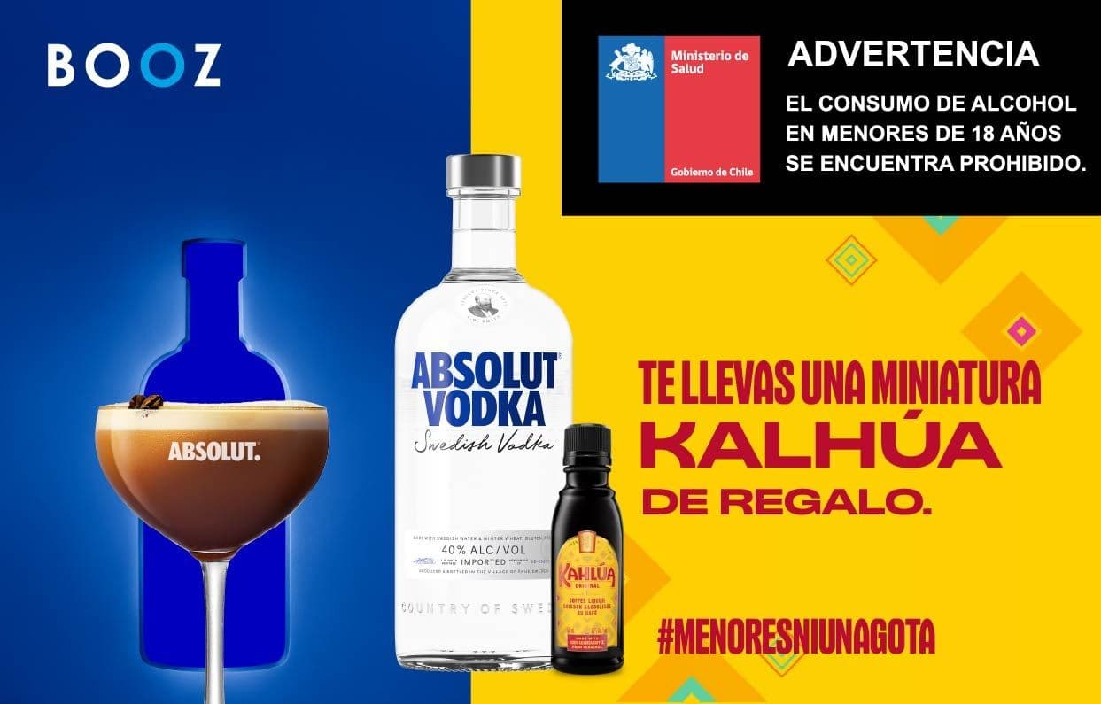 Absolit 1 lt + Kahlúa mini