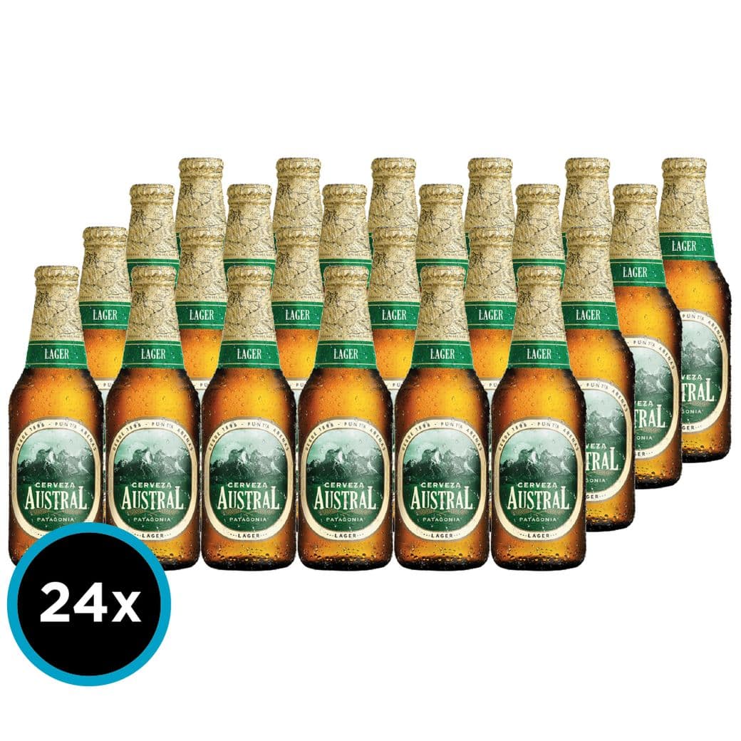 24x Cerveza Austral Lager en Botellas 330cc_1