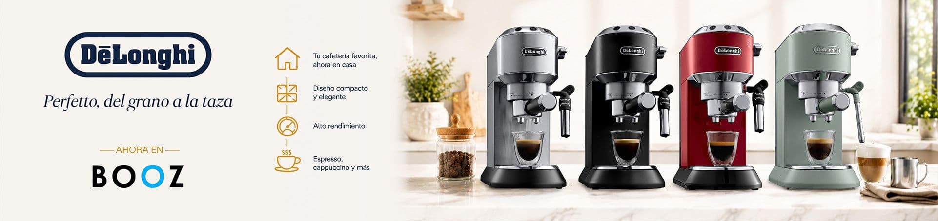 DeLonghi en Booz 