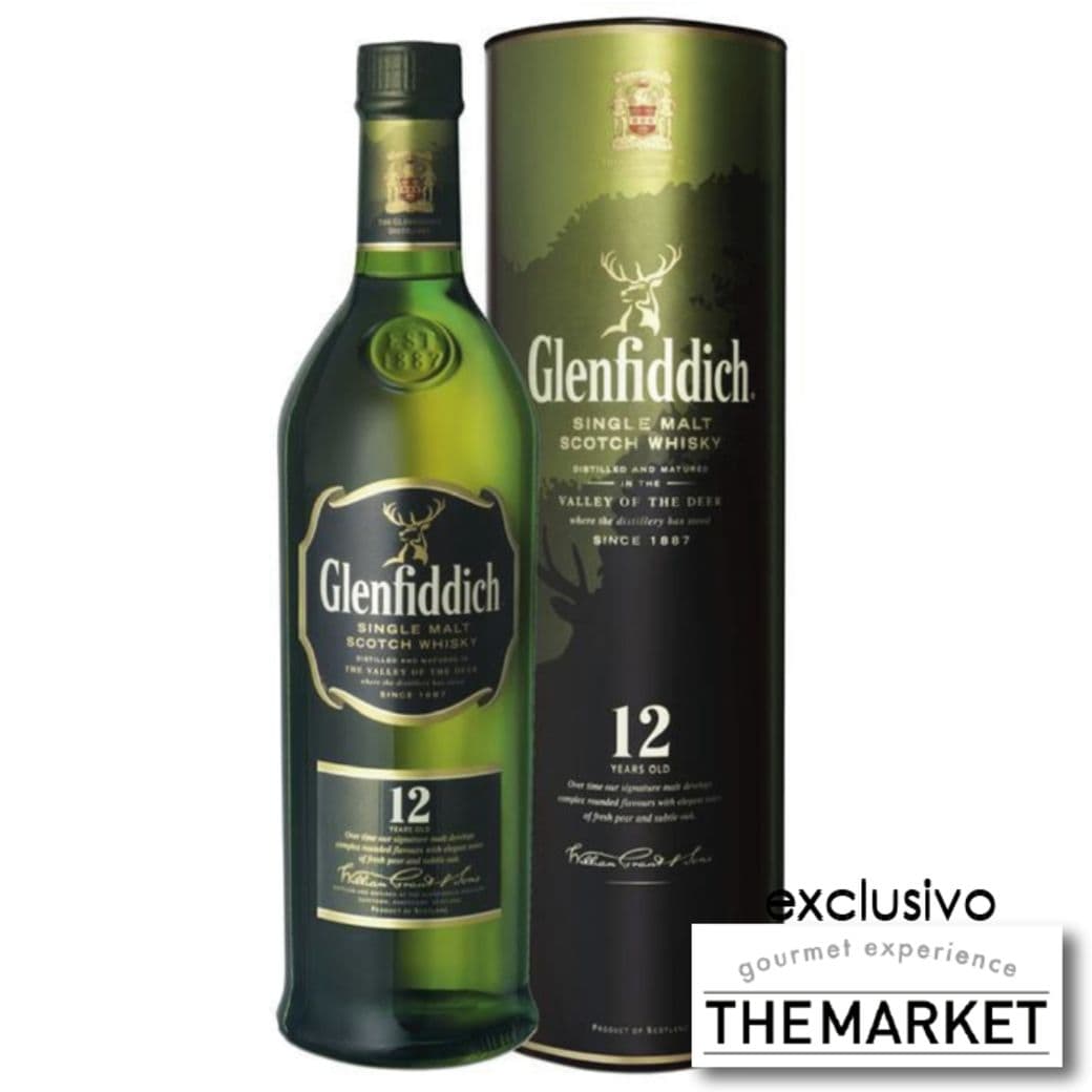 [THE MARKET] Whisky Glenfiddich 12 años 750cc 40º alc._1