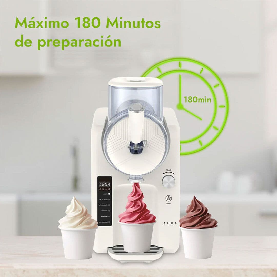 Máquina para hacer helado y granizado Aura_4