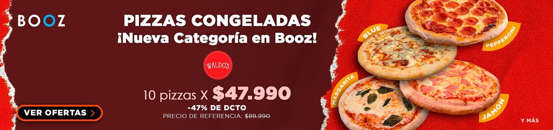 Pizzas Congeladas en Booz 