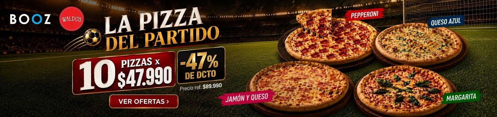 Pizzas Congeladas en Booz 