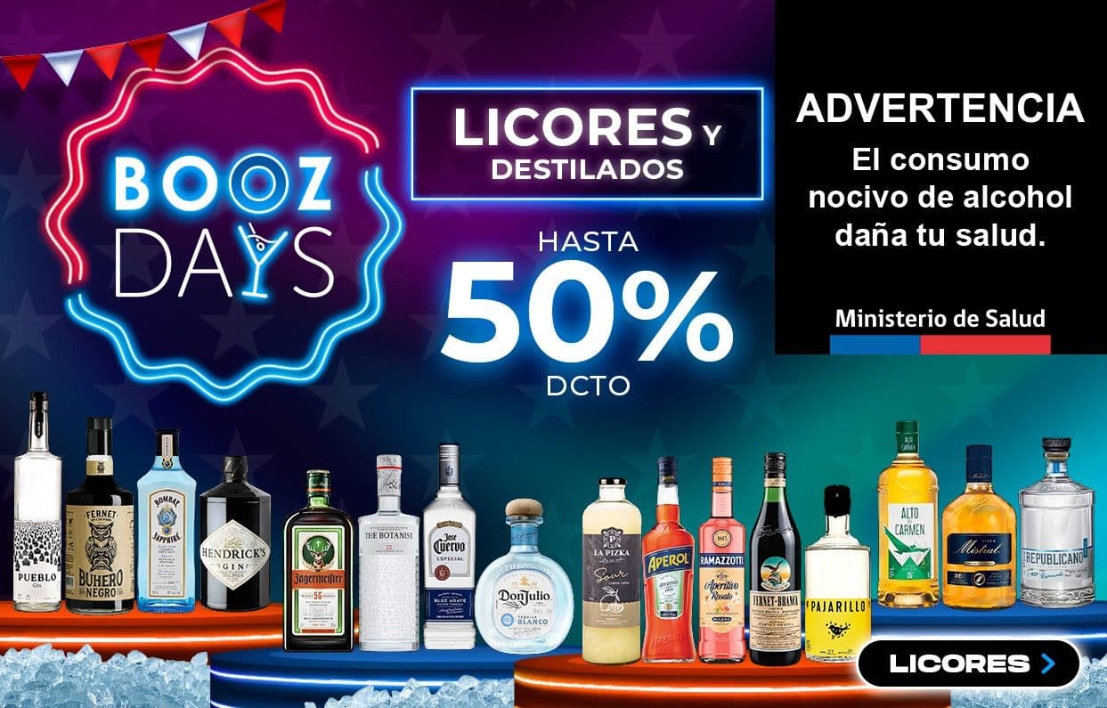 Licores Booz Days 24 - 30 Agosto 2026
