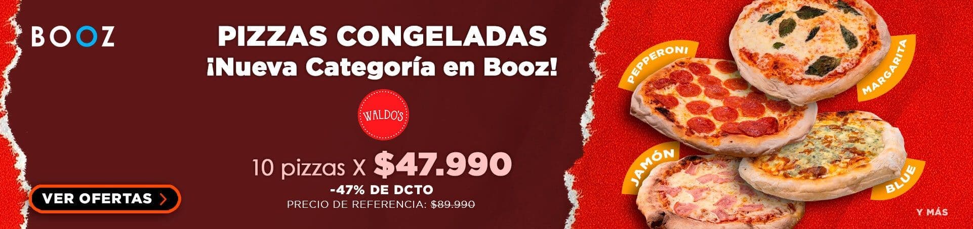 Pizzas Congeladas en Booz 