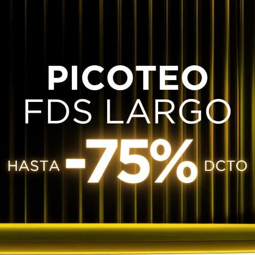 ¡Picoteo FDS Largo Hasta -75%!