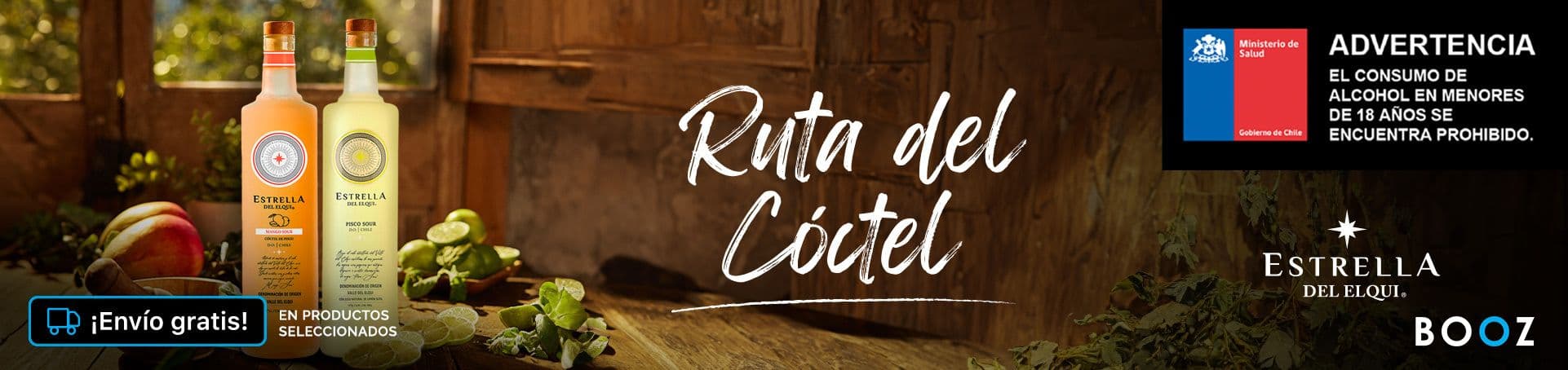 Pisco sour estrella del elqui