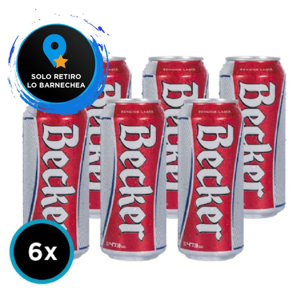 [LO BARNECHEA] 6x Cerveza Becker en Latas 473cc_1