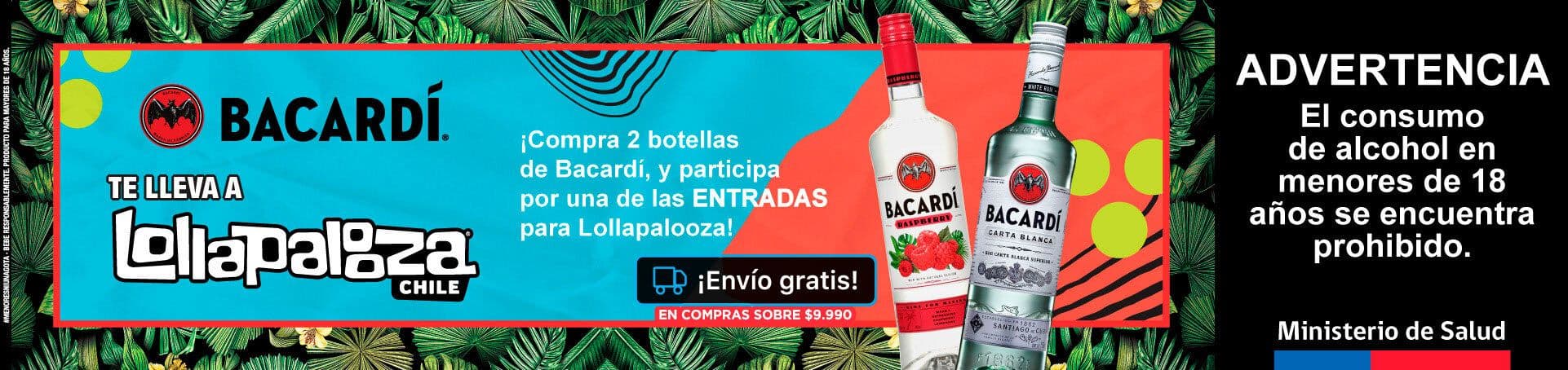 Campaña Bacardi Lolla + FS