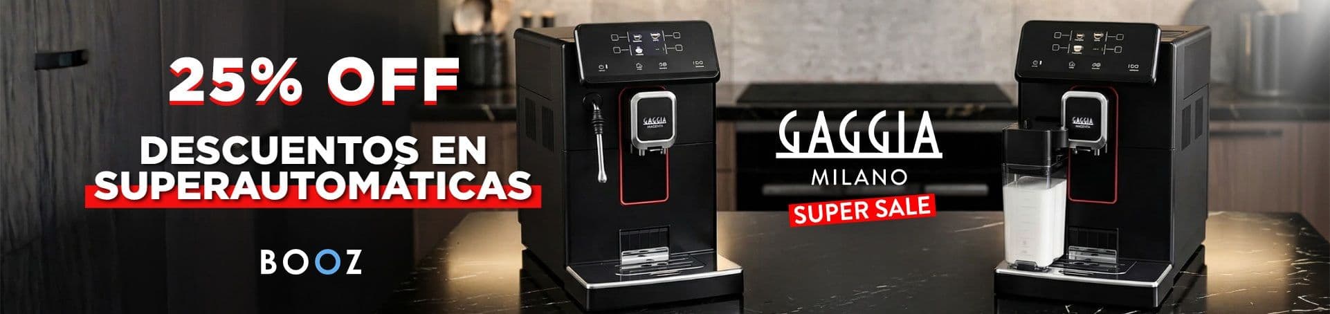 Gaggia Super Sale 25% OFF