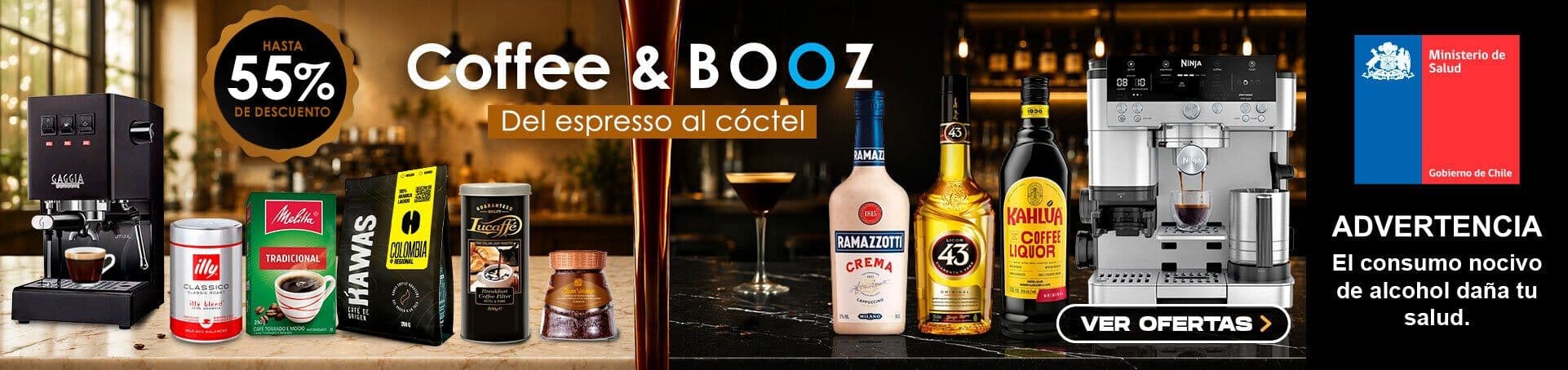 Campaña Coffee & Booz 