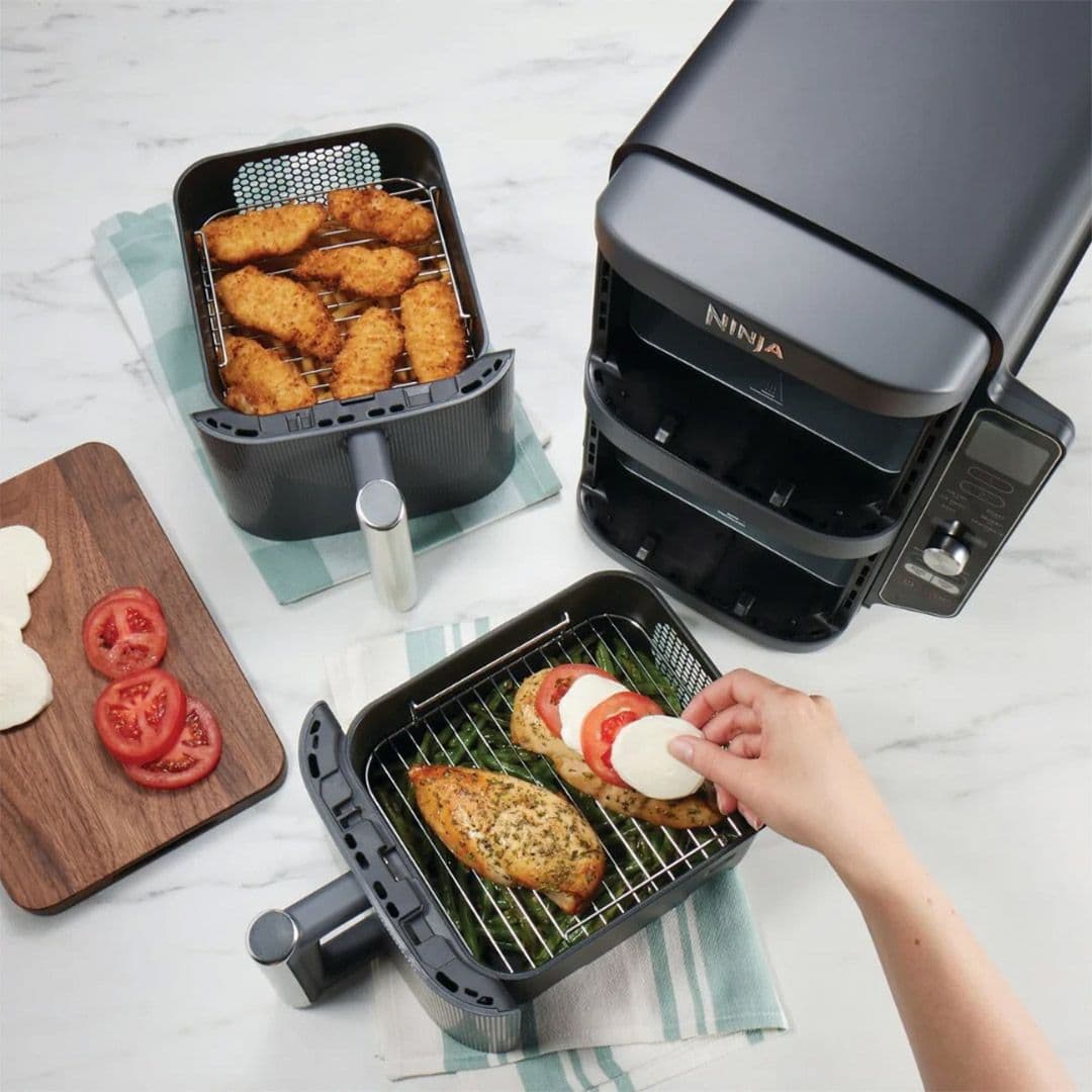 Freidora de Aire Ninja Vertical Double Stack XL 9.5L_2