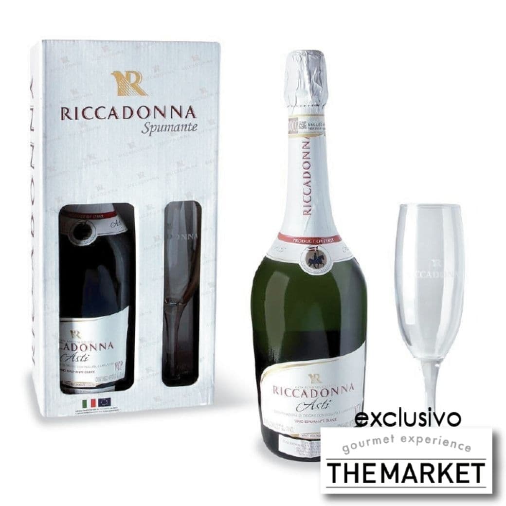 [THE MARKET] Espumante Riccadonna Asti 750cc + copa_1