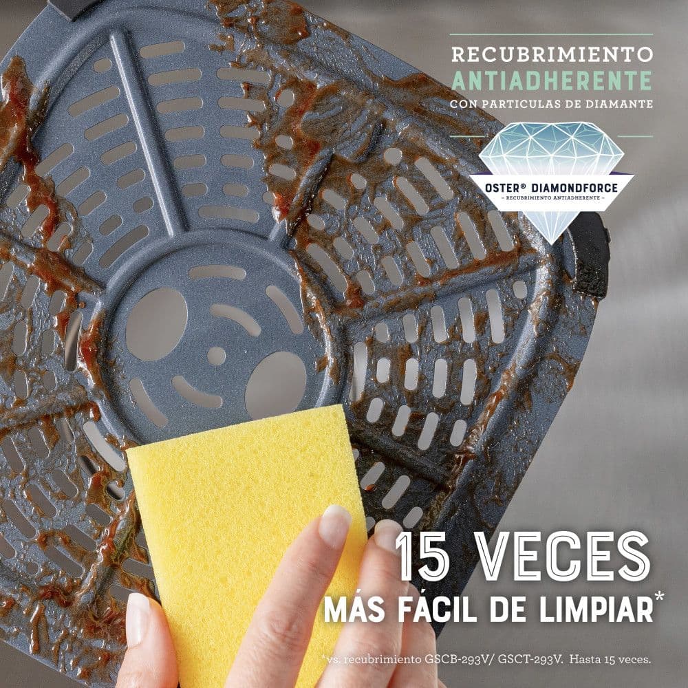 Freidora de Aire Oster Digital DiamondForce 4 Litros Negra CKSTAF40WDDF-052_8