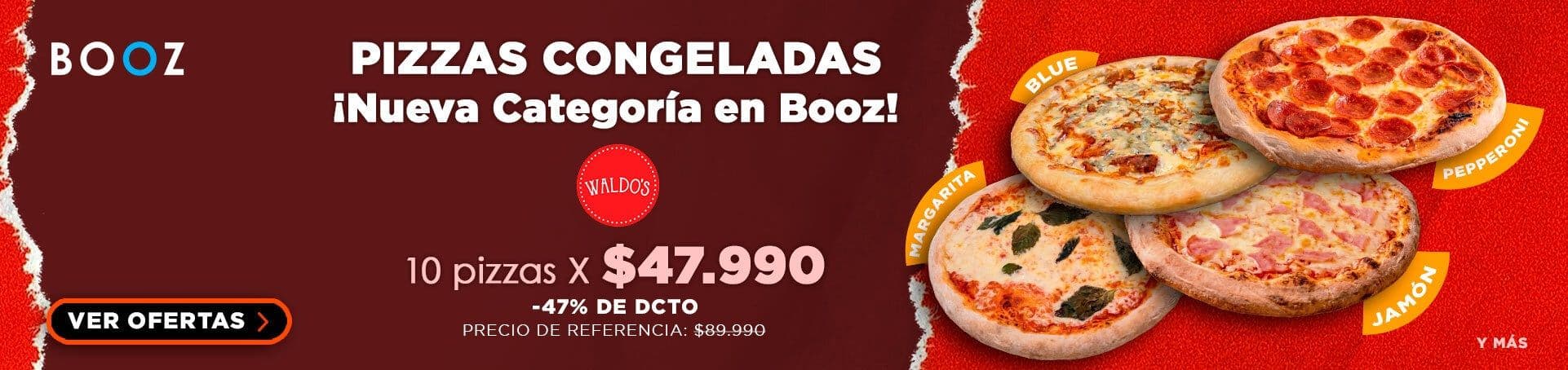 Pizzas Congeladas en Booz 