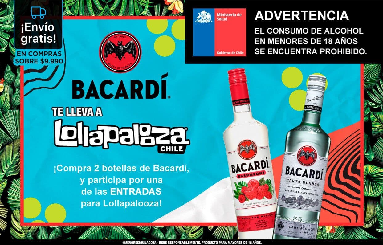 Campaña Bacardi Lolla + FS
