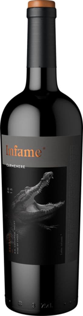 Vino Infame Reserva Carmenere - El Cocodrilo 750cc_1