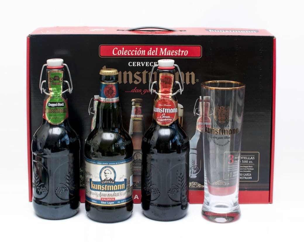 Maleta Kunstmann + Vaso: 3 Cervezas Premium + un Vaso_1