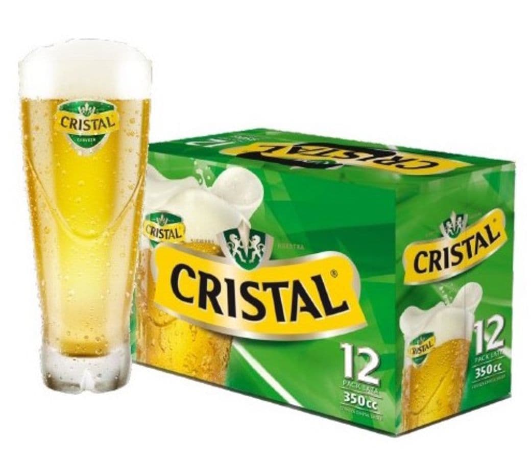 12x Cerveza Cristal en Lata 350cc + Vaso_1