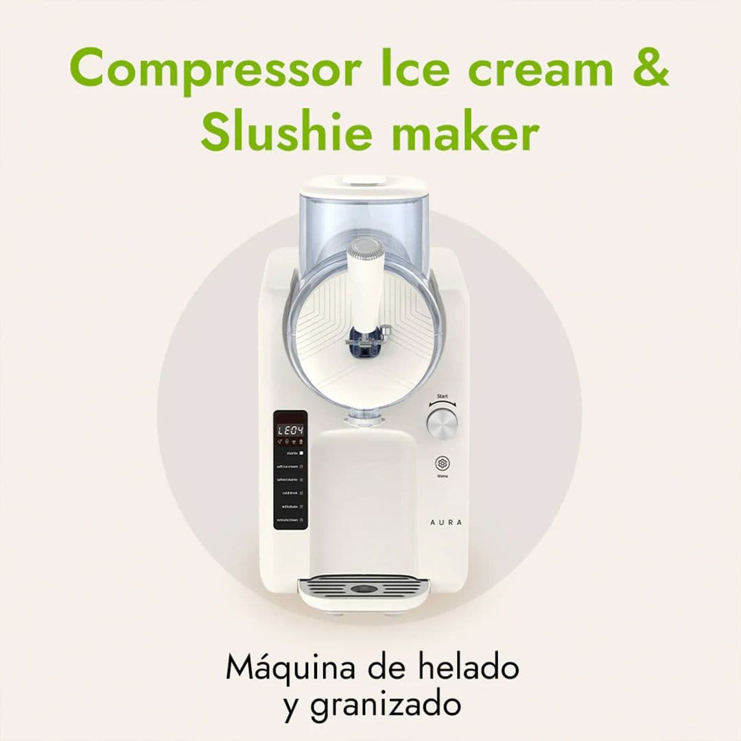 Máquina para hacer helado y granizado Aura_2