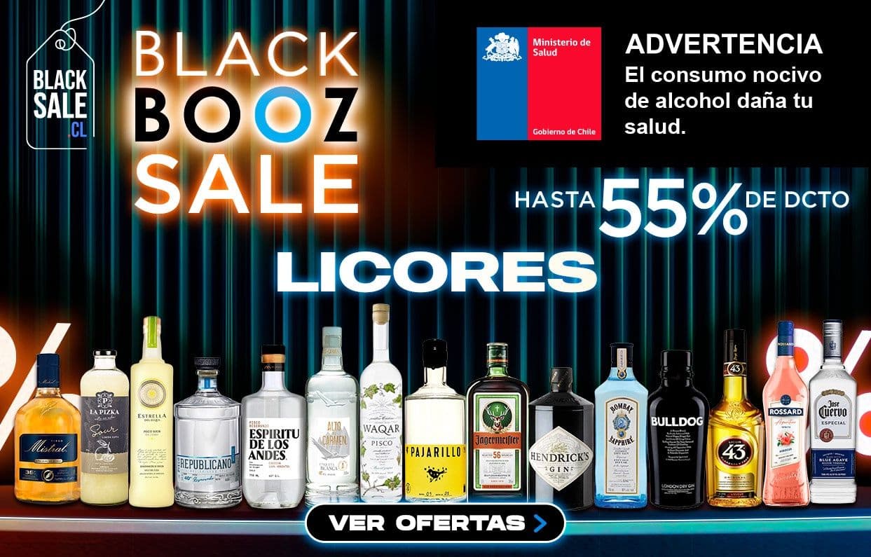 Licores Black Sale 30 de marzo - 5 de abril
