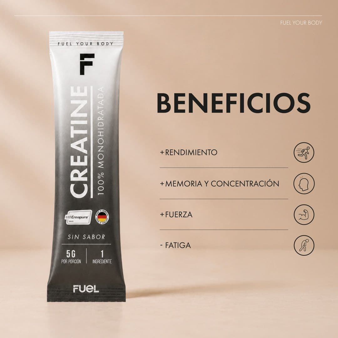 Creatina en Sachet Monohidratada Creapure Fuel Nutrition 150 grs (30 unidades)_2