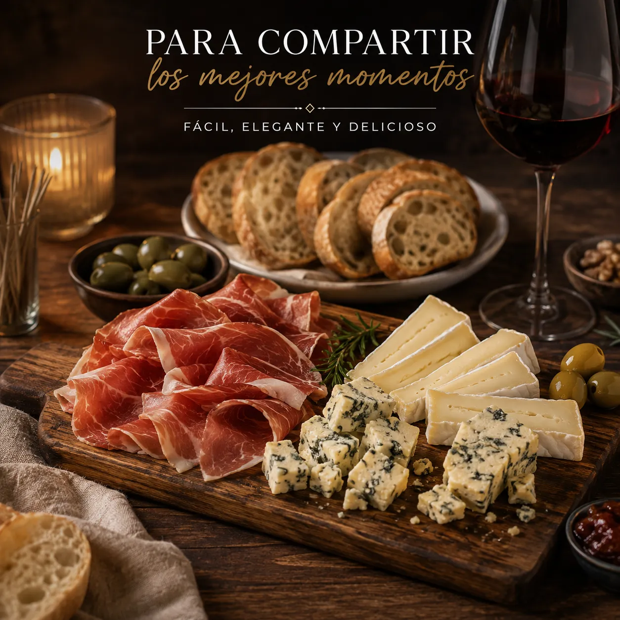 PACK PORXAS - ILE DE FRANCE N°2: 1x Jamón Serrano Porxas 500 grs. + 1x Queso Brie Au Bleu Ile de France 125 grs. + 1x Queso Petit Brie Ile de France 125 grs._2