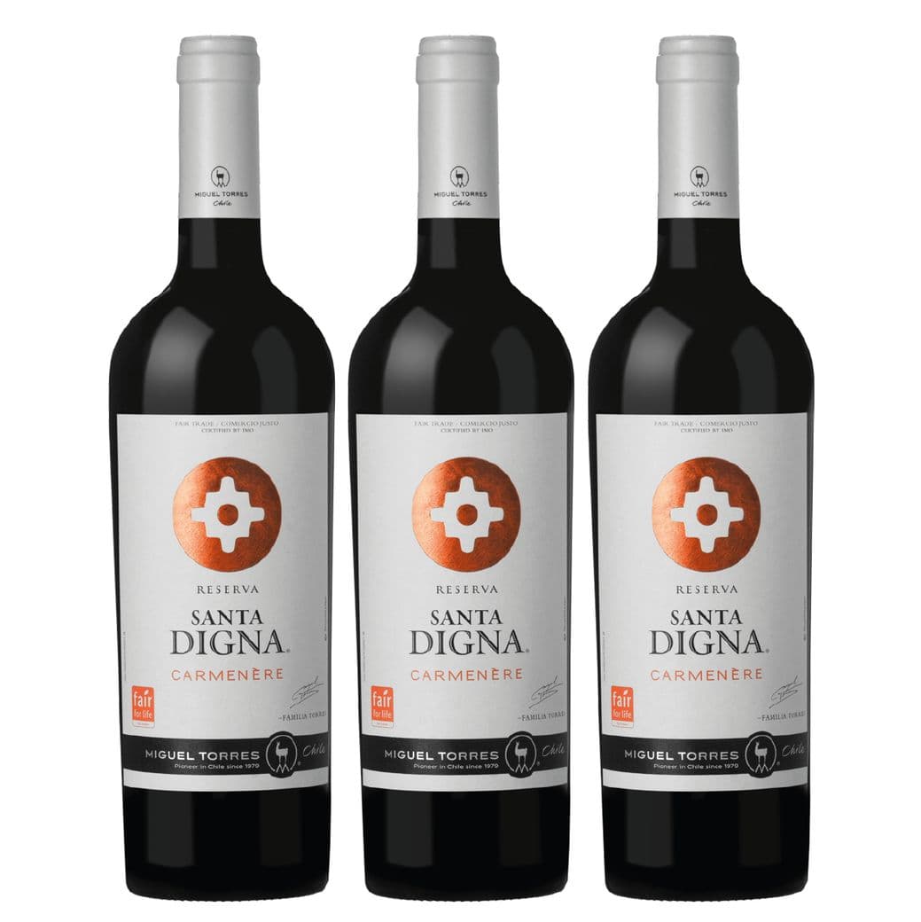 3x Vino Santa Digna Reserva Carmenere 750cc_1