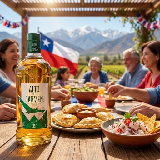 Pisco Alto del Carmen 35 grados 1 Litro 35° alc._5