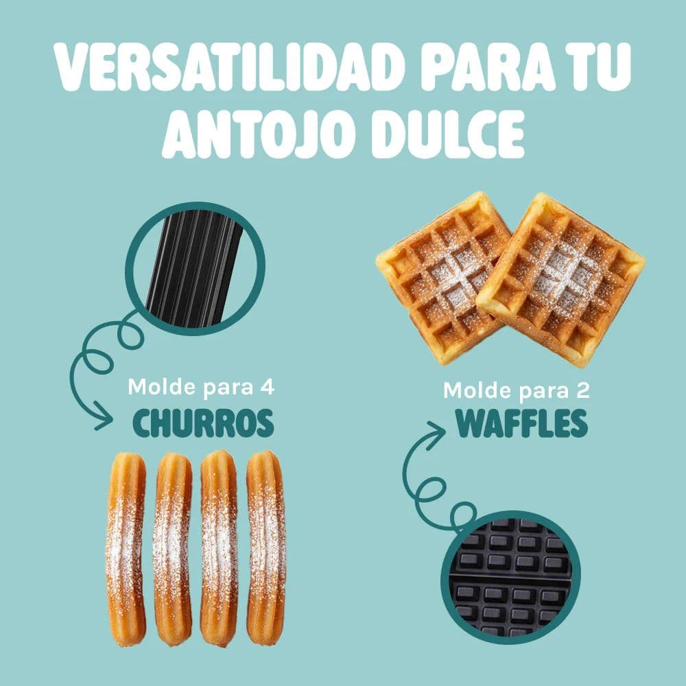 Churro & Waffle Maker Cook it_5