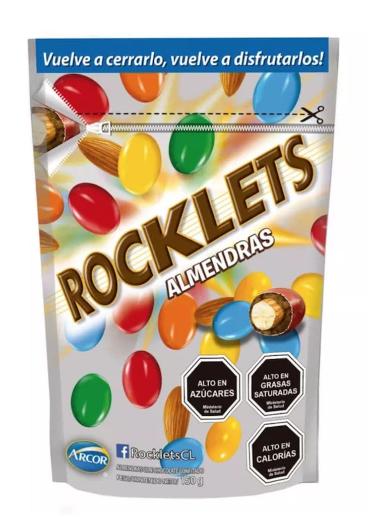Rocklets Almendra Envase Doypack Zipper 150 Gramos_1